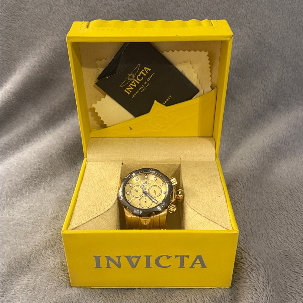 Invicta Gold and Gray Men's Watch